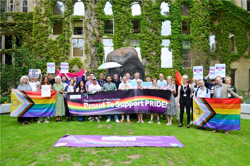 Colleagues attending the Pride Launch event in 2025.