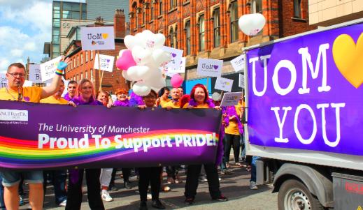 picture of UoM in Manchester pride